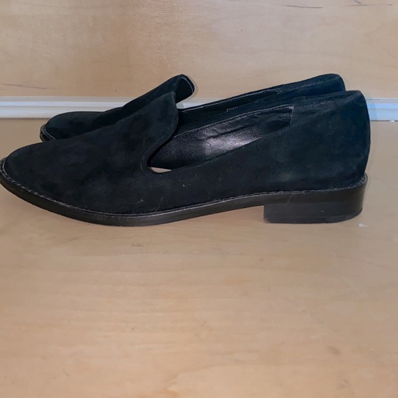 Vince Camuto Black Suede Leather Loafers-6.5 - Picture 5 of 8